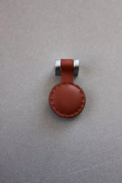 Bouton CUIR rond