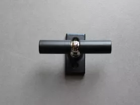 CREMONE CONTEMPORAINE Noire Mat Nickel Brillant
